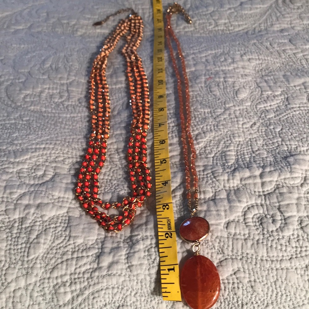 2 Costume Jewelry Necklaces